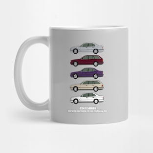 E34 Classic car collection Mug